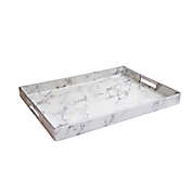 American Atelier Marble Finish 19-Inch Serving Tray