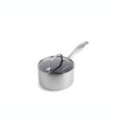 GreenPan&trade; Tri-Clad Nonstick 2 qt. Stainless Steel Covered Saucepan