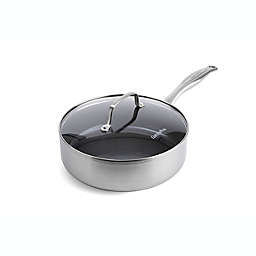 GreenPan™ Tri-Clad Nonstick 5 qt. Stainless Steel Covered Saute Pan