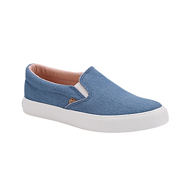 Lamo&reg; Piper Size 8 Women&#39;s Slip-On Shoe in Denim. View a larger version of this product image.