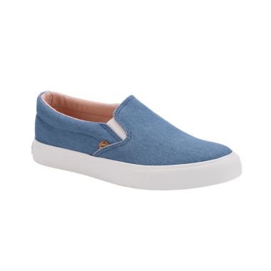 Lamo&reg; Piper Size 8 Women's Slip-On Shoe in Denim. View a larger version of this product image.