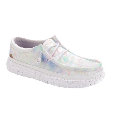Lamo&reg; Maia Size 9 Women's Pull-On Shoe in Pastel Tie Dye. View a larger version of this product image.