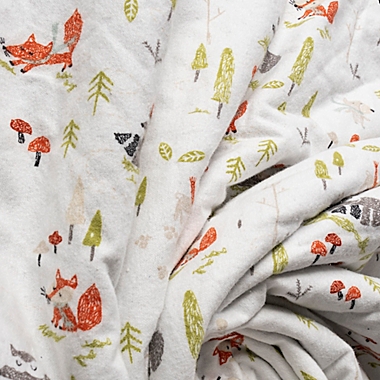 Trend Lab&reg; Winter Woods Flannel Fitted Crib Sheet. View a larger version of this product image.