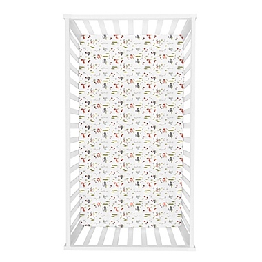 Trend Lab&reg; Winter Woods Flannel Fitted Crib Sheet. View a larger version of this product image.