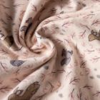 Alternate image 4 for Trend Lab&reg; Autumn Forest Flannel Deluxe Fitted Crib Sheet in White /Grey