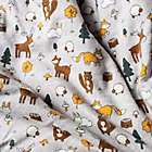 Alternate image 8 for Trend Lab&reg; 4-Pack Woodland Trail Flannel Swaddling Blankets in Grey