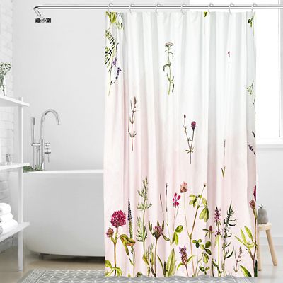 Asian Koi Shower Curtain Waterproof Polyester Fabric Shower Curtain Set 71'' 