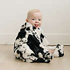 Alternate image 4 for Trend Lab&reg; Cow Print Receiving Blanket in Black/White
