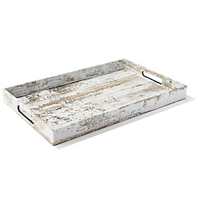 American Atelier 1630004 Champagne Square Tray with Gold Handles 