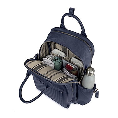 JuJuBe&reg; Million Pockets Deluxe Backpack Diaper Bag in Deep Ocean. View a larger version of this product image.