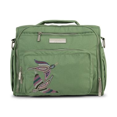 JuJuBe&reg; B.F.F. Diaper Backpack in Embroidered Jade. View a larger version of this product image.
