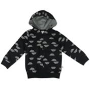 Honest&reg; Size 2T Geo Print Zip-Up Organic Cotton Hooded Jacket in Black/Ivory