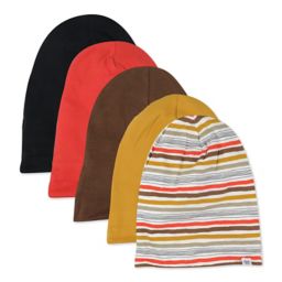 Honest® Size 2T-4T 5-Pack Organic Cotton Beanies