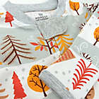 Alternate image 1 for Honest&reg; Size 3M 2-Pack Stripes/Trees Organic Cotton Sleep &amp; Plays in White/Multi