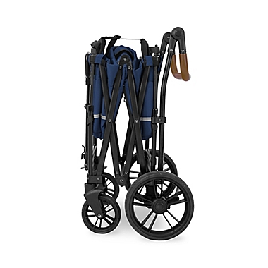 WonderFold Wagon X2 Double Stroller Wagon in Navy. View a larger version of this product image.