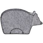Alternate image 1 for My Tiny Moments&trade; 5-Piece Bear Shaped Gift Set in Grey