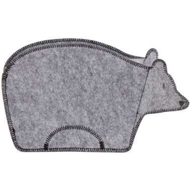 My Tiny Moments&trade; 5-Piece Bear Shaped Gift Set in Grey. View a larger version of this product image.