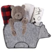 My Tiny Moments&trade; 5-Piece Bear Shaped Gift Set in Grey