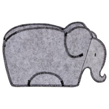 My Tiny Moments&reg; 5-Piece Elephant Shaped Gift Set in Grey. View a larger version of this product image.