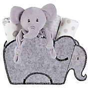 My Tiny Moments&reg; 5-Piece Elephant Shaped Gift Set in Grey