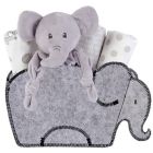 Alternate image 0 for My Tiny Moments&reg; 5-Piece Elephant Shaped Gift Set in Grey