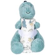 My Tiny Moments&reg; Dinosaur 2-Piece Swaddle Blanket and Plush Animal Toy Gift Set in Green