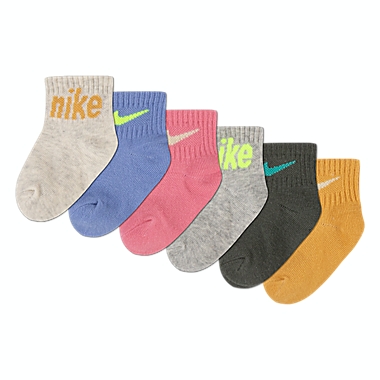 Nike&reg; Size 12-24M 6-Pack Everyone From Day 1 Socks. View a larger version of this product image.