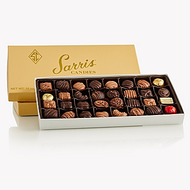 Sarris&reg; Candies 16 oz. Dark &amp; Milk Chocolate Assortment Box. View a larger version of this product image.