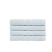 Simply Essential&trade; Solid 4-Piece Hand Towel Set in Wan Blue