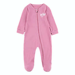 Nike® Newborn Ribbed Zip-Up Footed Coverall in Elemental Pink