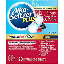 Alka-Seltzer Plus® 20-Count Congestion & Pain PowerFast Fizz™ Tablets