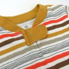 Alternate image 1 for Honest&reg; Newborn 2-Pack Stripes/Tie-Dye Organic Cotton Sleep &amp; Plays in Brown/Multi
