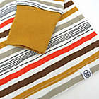 Alternate image 1 for Honest&reg; Size 3T 4-Piece Stripes/Tie-Dye Organic Cotton Long Sleeve PJ Set in Brown/Multi