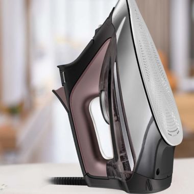 Rowenta&reg; Pro Master Xcel DW8370 Steam Iron in Black. View a larger version of this product image.