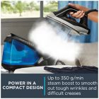 Alternate image 6 for ROWENTA Compact Steam Station Pro VR8324U1 Steam Generator Iron in Blue