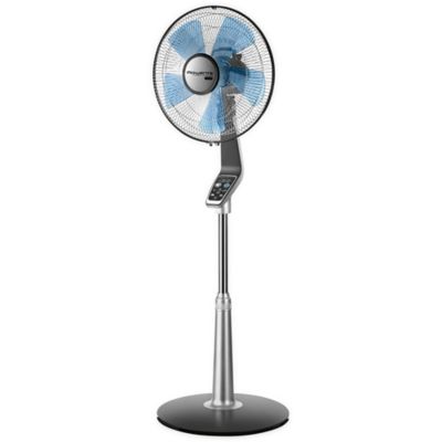 Rowenta Turbo Silence Extreme 16-inch Stand Fan in Silver/Grey