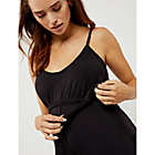 Alternate image 4 for A Pea in the Pod&reg; Small Luxe Maternity Jumpsuit in Black