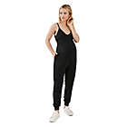 Alternate image 0 for A Pea in the Pod&reg; Small Luxe Maternity Jumpsuit in Black