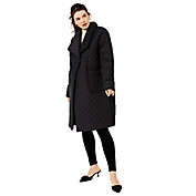 A Pea in the Pod&reg; Relaxed Quilted Puffer Maternity Coat in Black