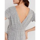 Alternate image 4 for A Pea in the Pod&reg; Reversible Super Soft Maternity Jumpsuit in Grey