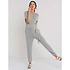 Alternate image 2 for A Pea in the Pod&reg; Reversible Super Soft Maternity Jumpsuit in Grey