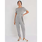 Alternate image 1 for A Pea in the Pod&reg; Reversible Super Soft Maternity Jumpsuit in Grey