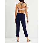 Alternate image 4 for A Pea in the Pod Medium Curie Side Panel Slim Ankle Maternity Pant in Navy