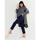 Alternate image 7 for A Pea in the Pod Medium Curie Side Panel Slim Ankle Maternity Pant in Navy