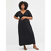 Motherhood Maternity&reg; 1X Plus Size Tie Back Maternity Dress in Black