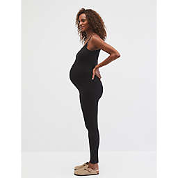 Motherhood Maternity® Medium Scoop Neck Camisole Jumpsuit in Black