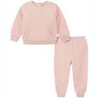 Alternate image 0 for Calvin Klein&reg; Size 3-6M 2-Piece Boucle Pullover and Jogger Pant Set in Pink