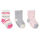 Alternate image 0 for Cuddl Duds&reg; Size 3-12M 3-Pack Cozy Crew Socks in Pink