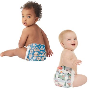 The Honest Company&reg; Size 1 80-Count Disposable Diapers in Gingersnap! + Four-Woof Drive. View a larger version of this product image.