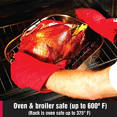All-Clad&reg; Stainless Steel Roaster With Rack. View a larger version of this product image.